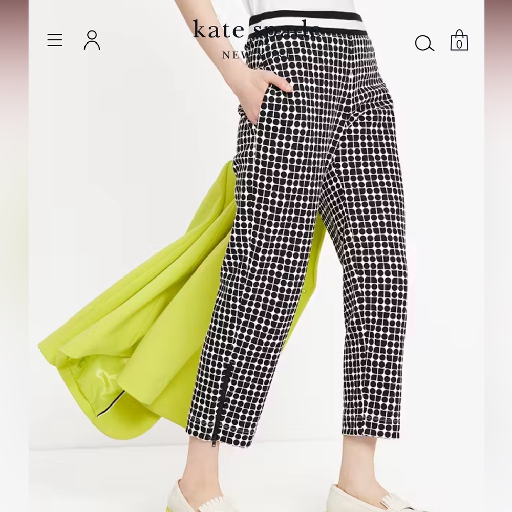 NWOT Kate Spade Noel Logo Sweatpants